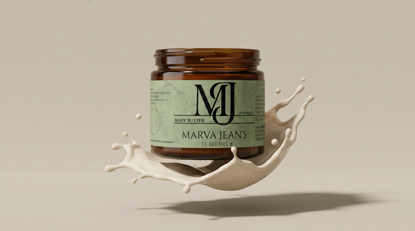 Marva Jean's Le Beurre "Unscented" Jar